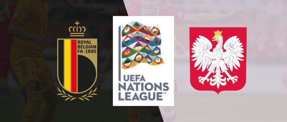 Belgium vs Poland - UEFA Nations League fixture banner