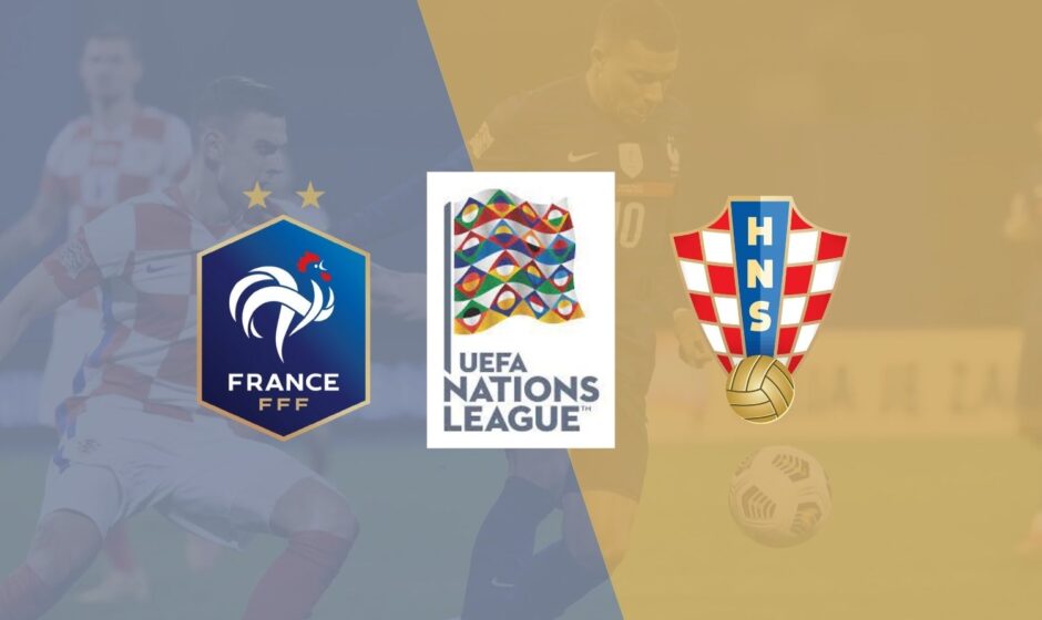 UEFA Nations League - France vs Croatia fixture banner