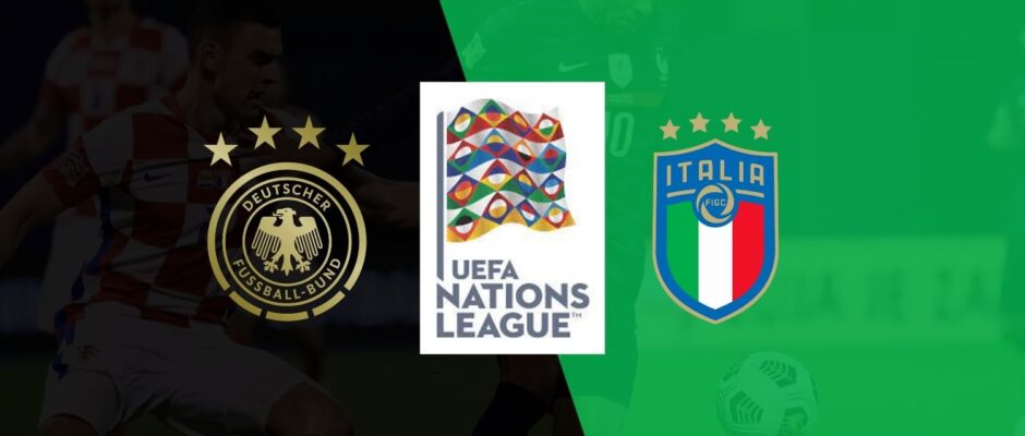 UEFA Nations League - Germany vs Italy fixture banners