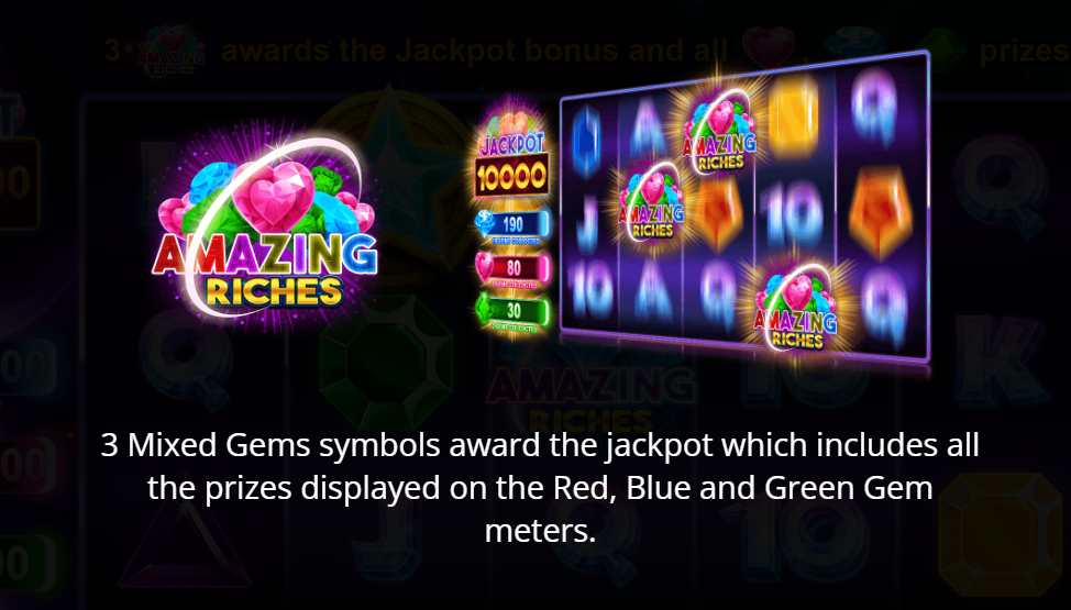 Amazing Riches Jackpot Feature
