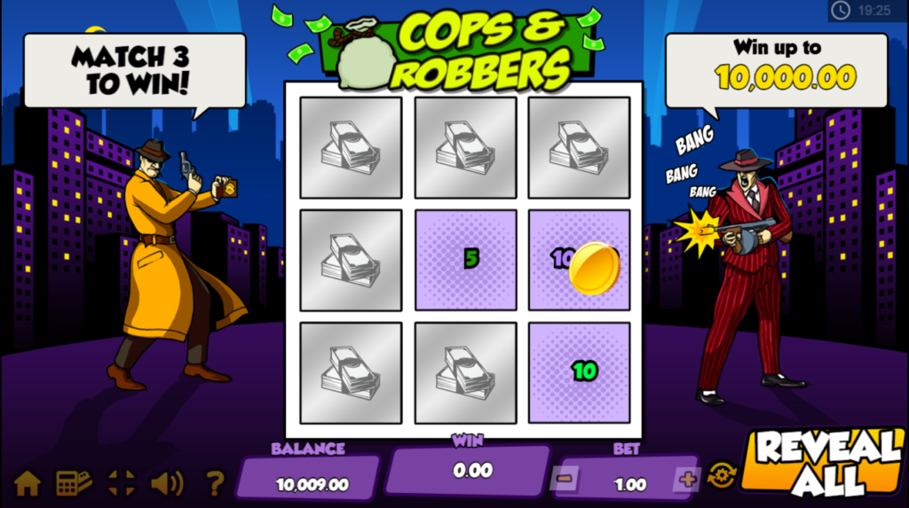 Be part of our weekly winners who will share ₦1 Million cash prize when you play Cops and Robbers