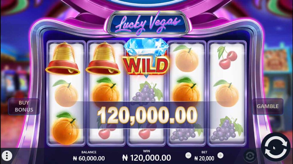Lucky Vegas 5x3 slot game