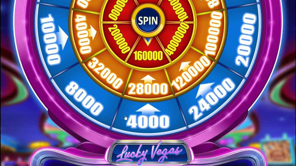 Lucky Vegas bonus wheel