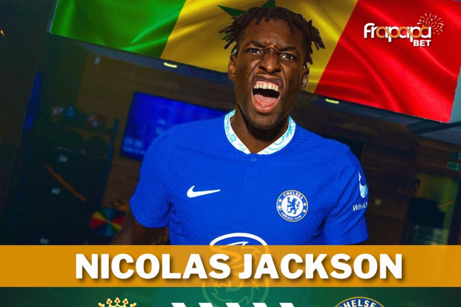 Nicolas Jackson completes a Chelsea physical