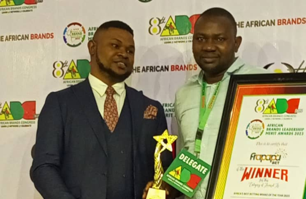 Frapapa Bet Clinches Top Honours at the 8th African Brands Congress Awards
